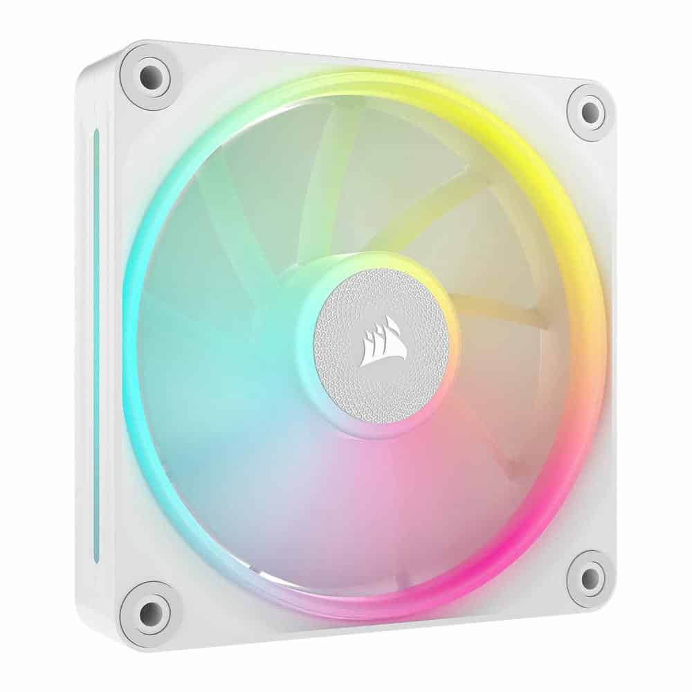 (image for) Corsair iCUE LINK LX120 RGB White Single 120mm PWM Fan Expansion Kit